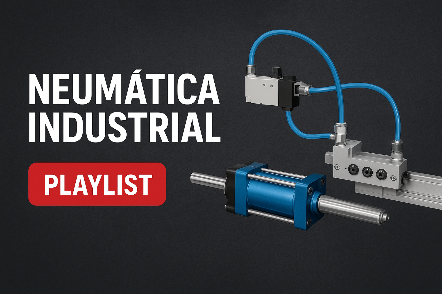 Circuito de electroneumática industrial